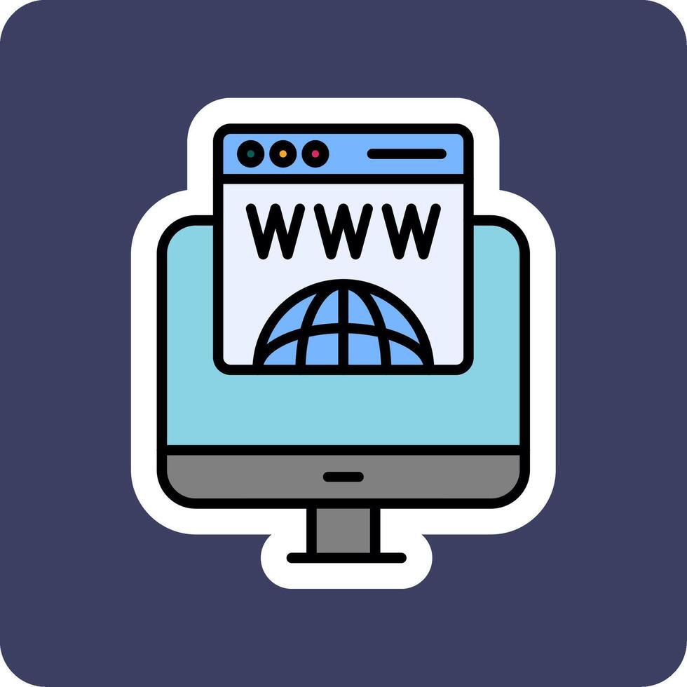 Domain Registration Vector Icon