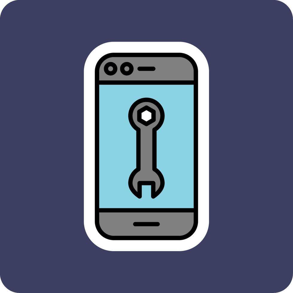 Smartphone Repair Vecto Icon vector