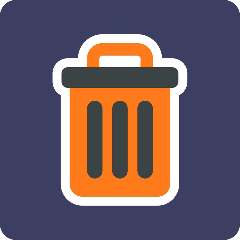 Trash Bin Vector Icon