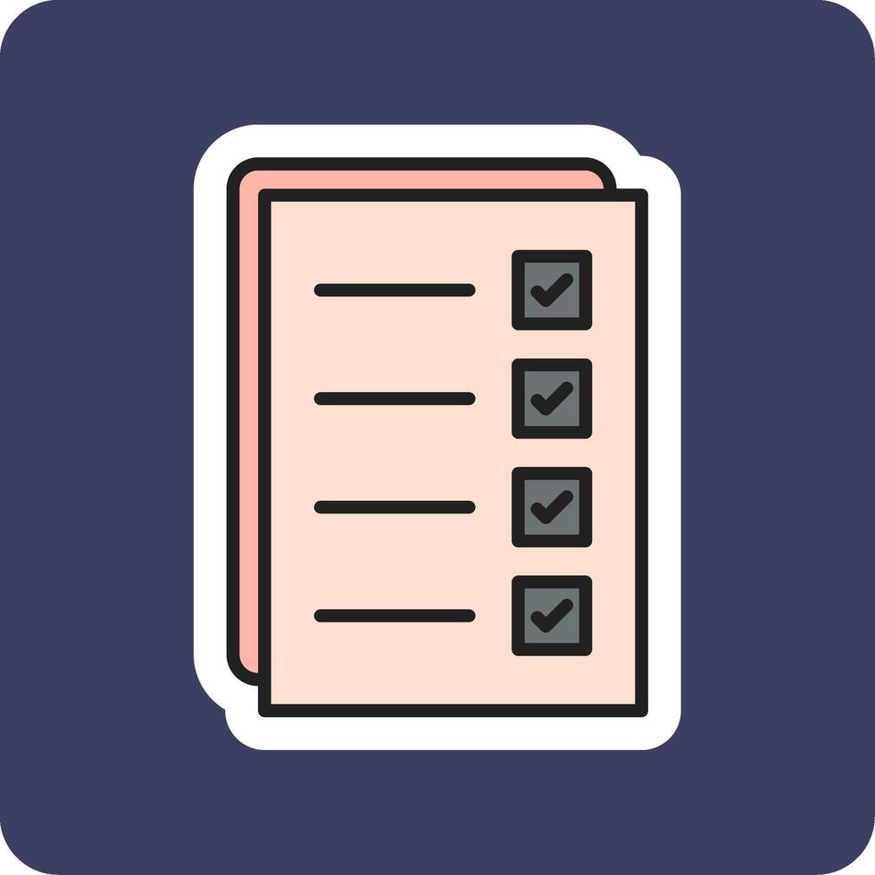 Check list Vecto Icon vector