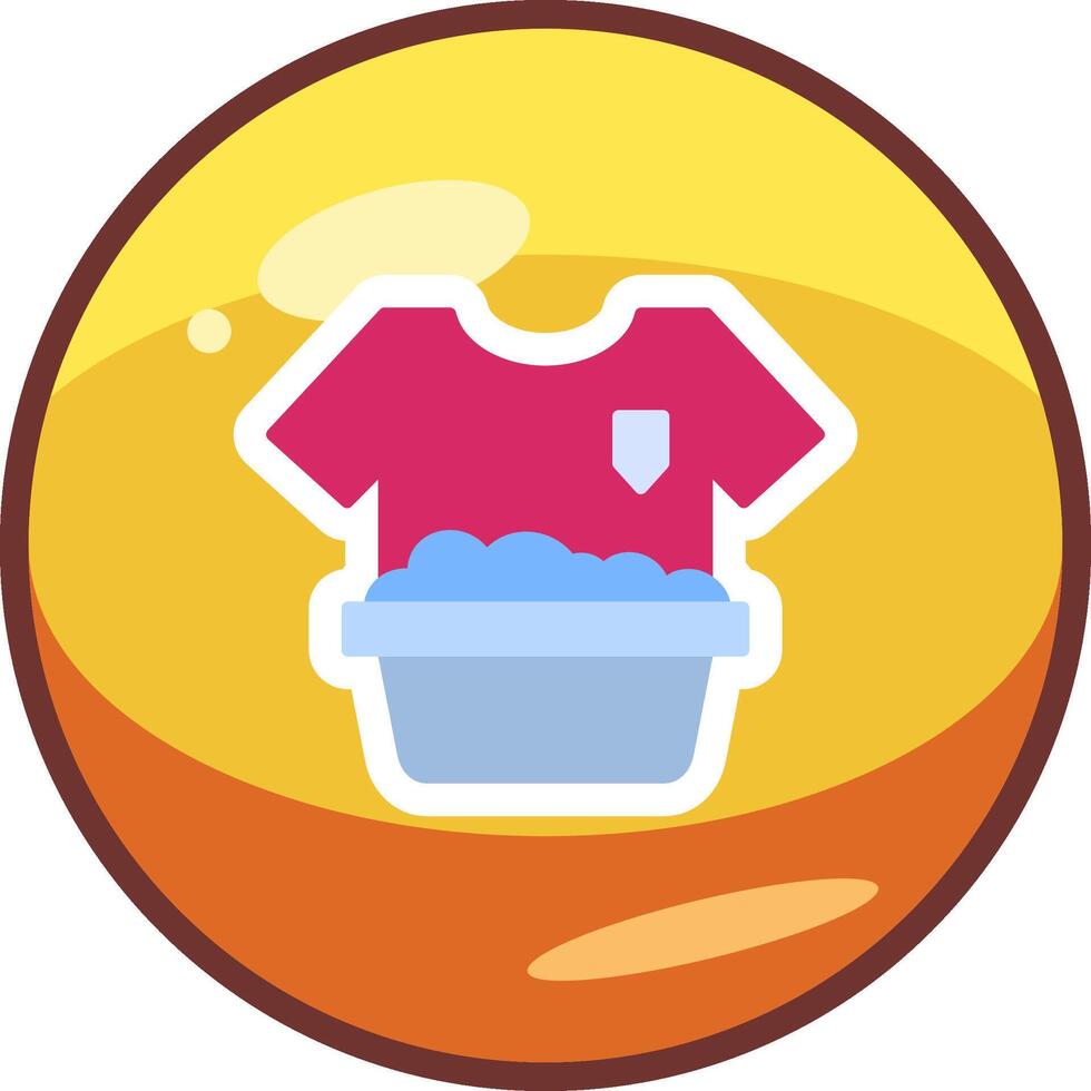 Washing Clothes Vector Icon