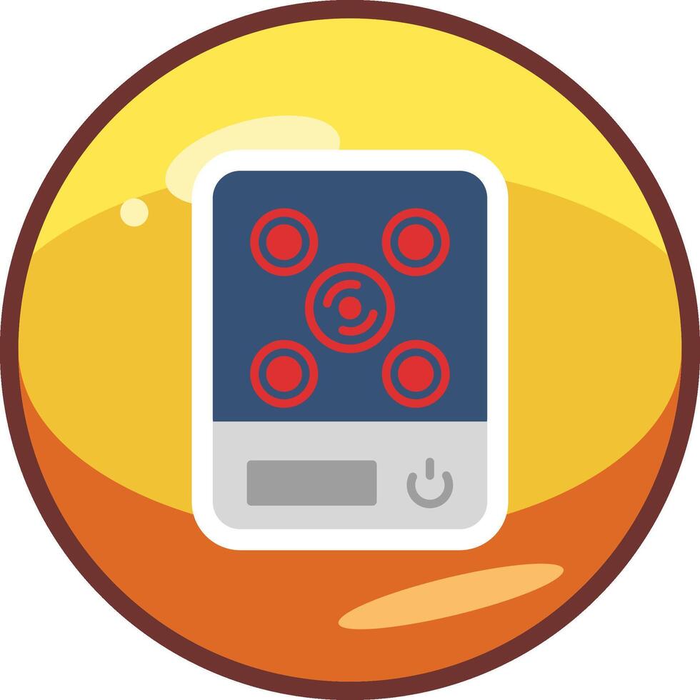 Induction Stove Vecto Icon vector
