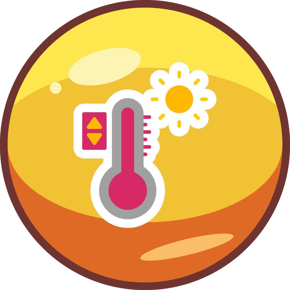 temperatura controlar vecto icono vector