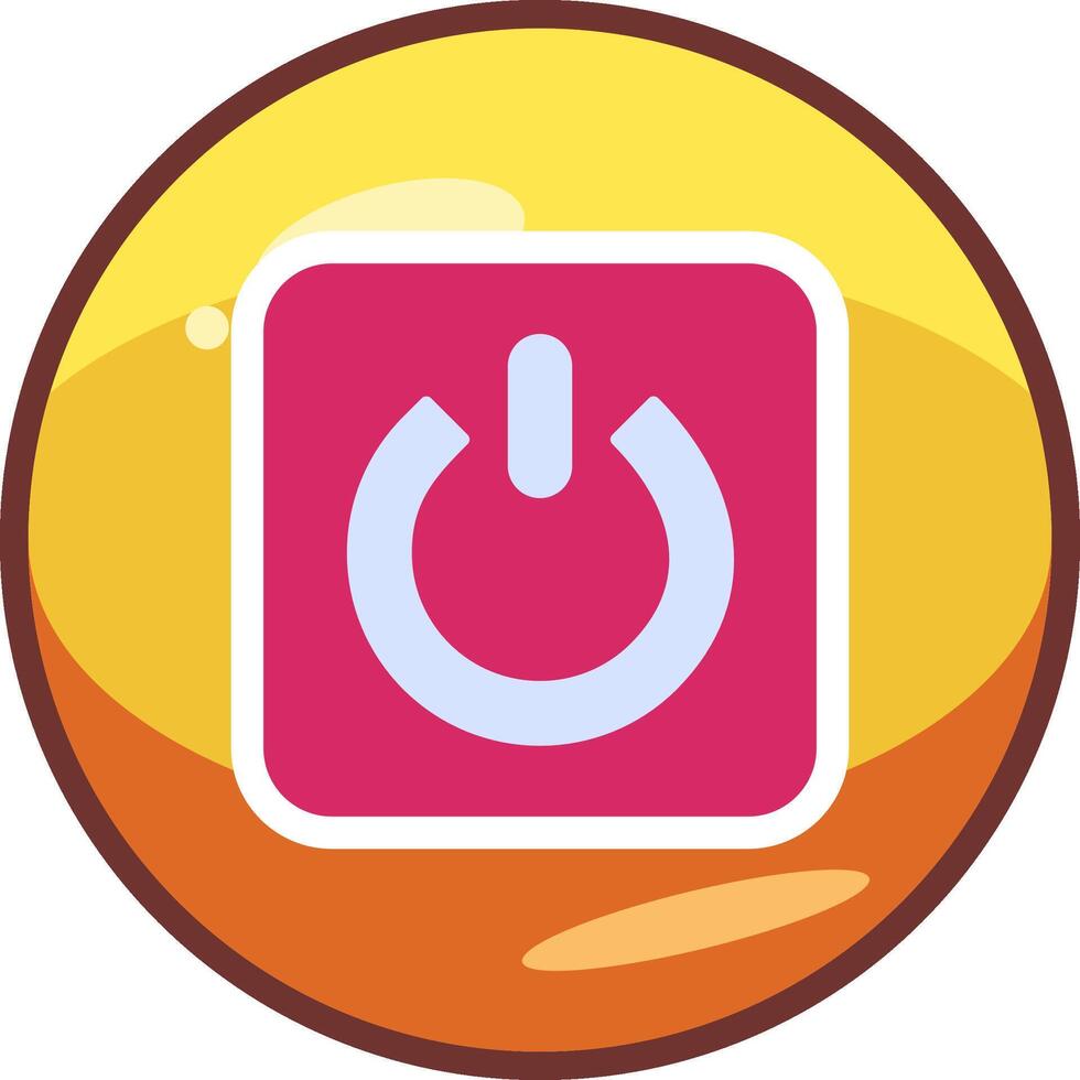 Power Button Vecto Icon vector