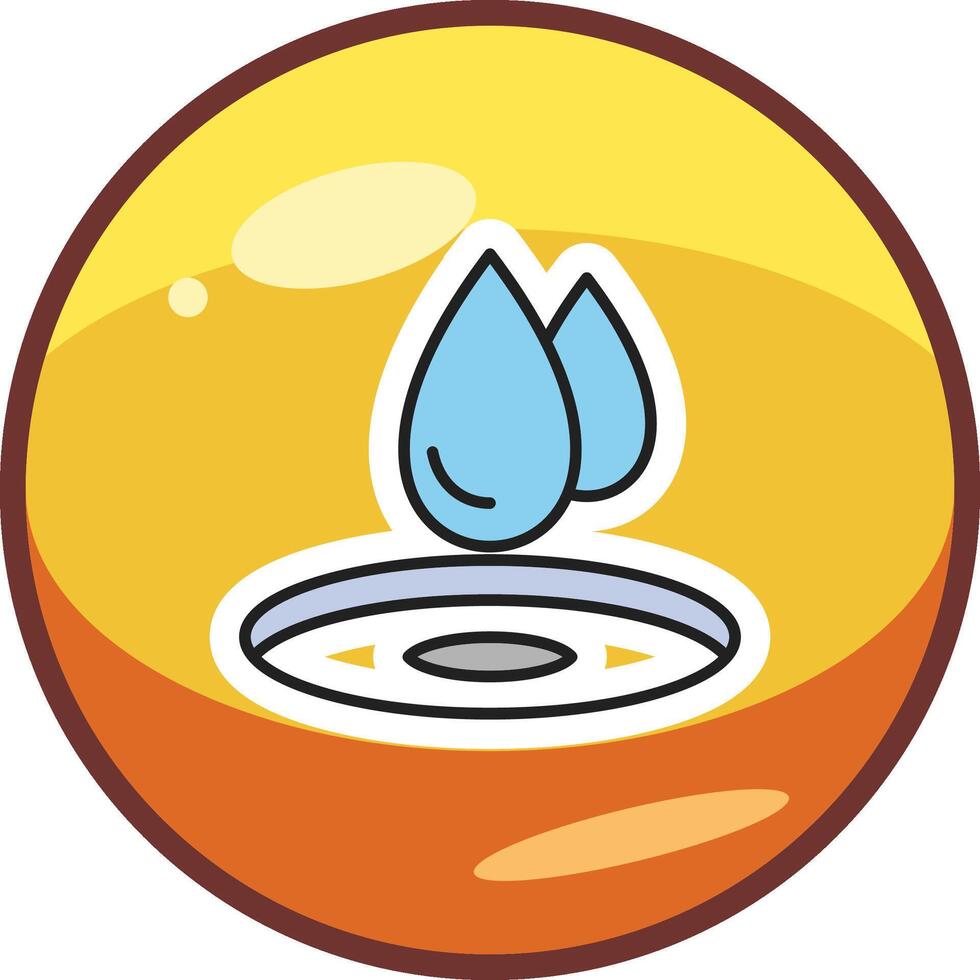 agua soltar vecto icono vector