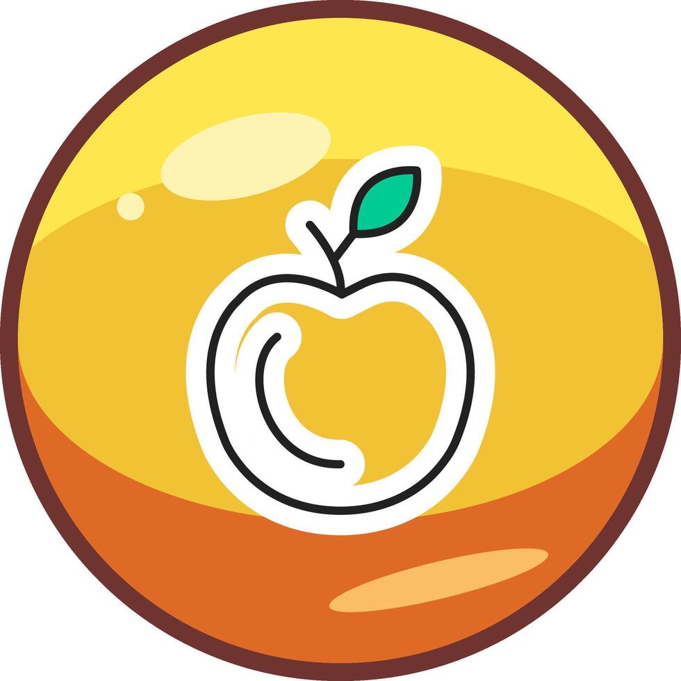 manzana vecto icono vector