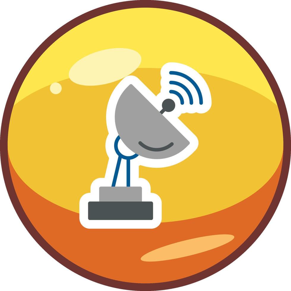 Satellite Dish Vecto Icon vector