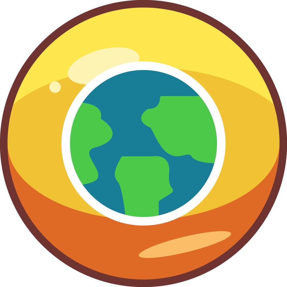 Earth Vecto Icon vector