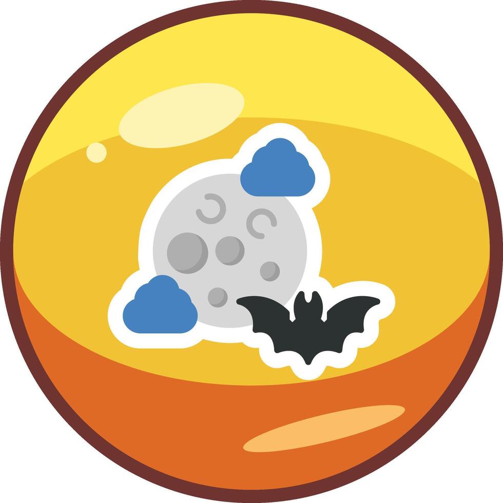 Moon Vecto Icon vector