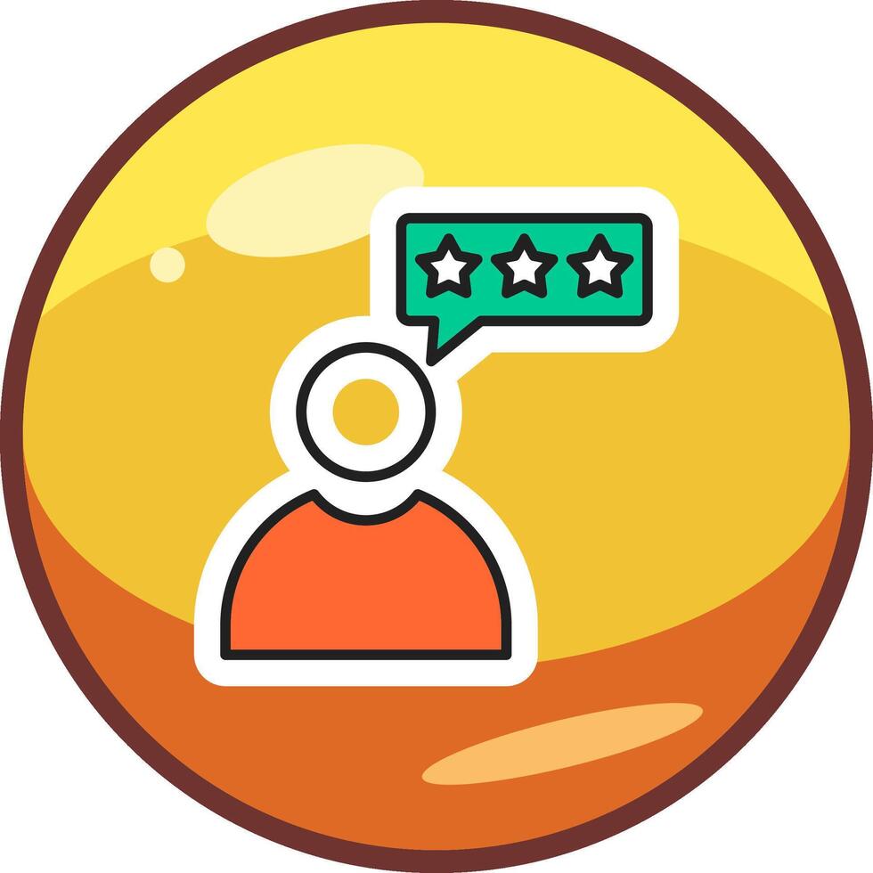 Customer Review Vector Icon
