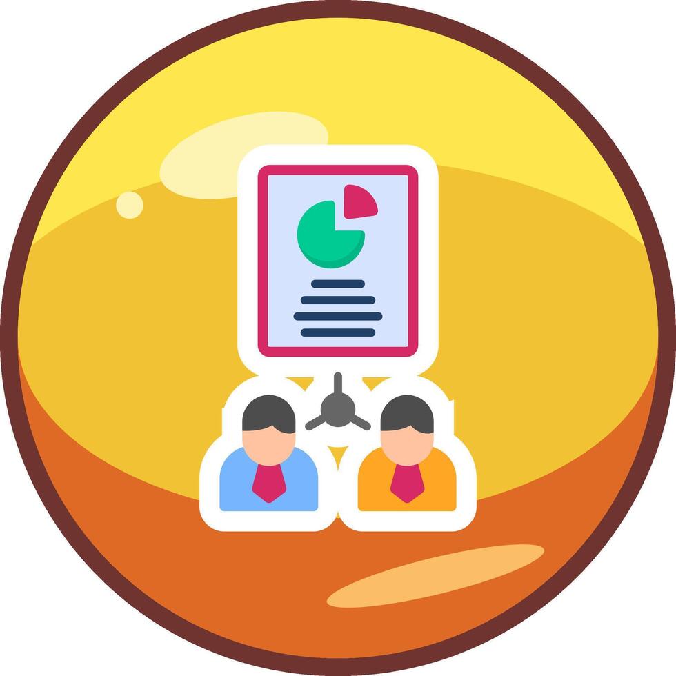 Work Distribution Vecto Icon vector