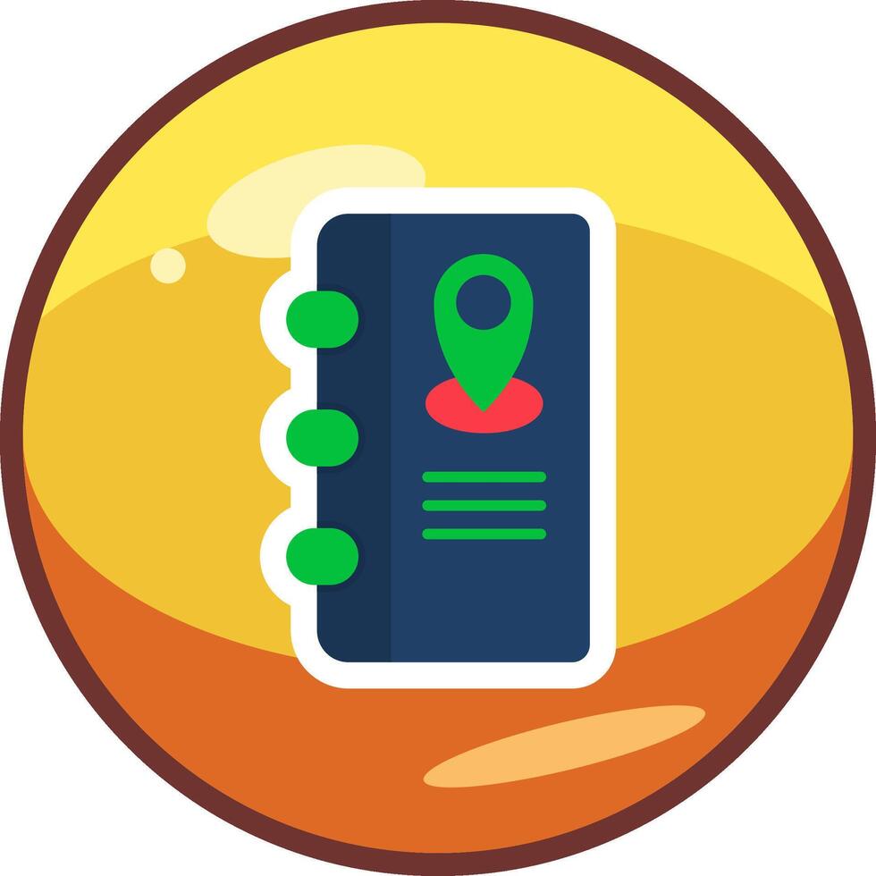 Address Book Vector Icon