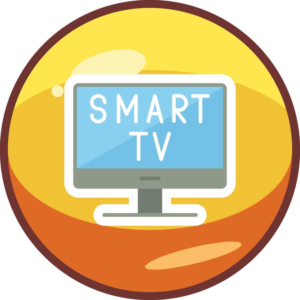 Smart Tv Vector Icon