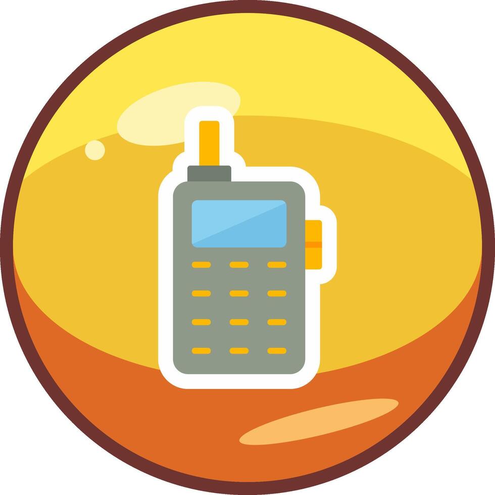 antiguo teléfono vecto icono vector