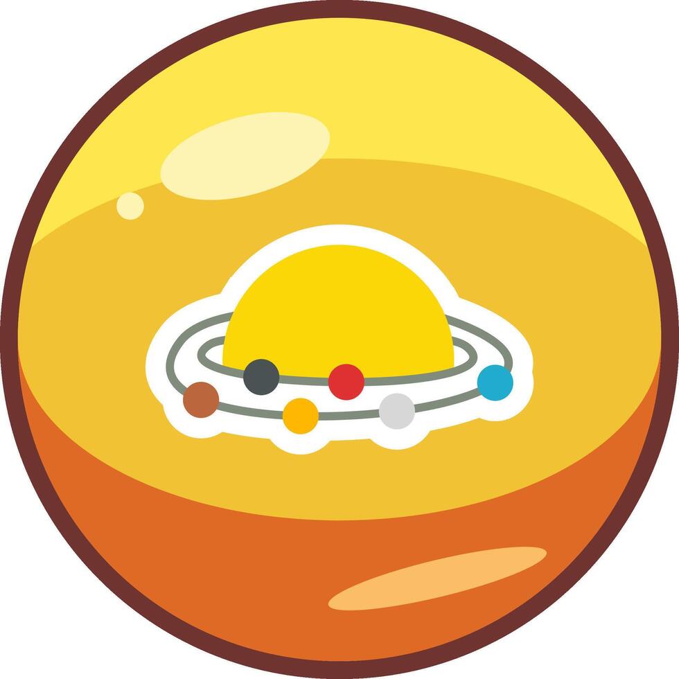 Solar System Vector Icon