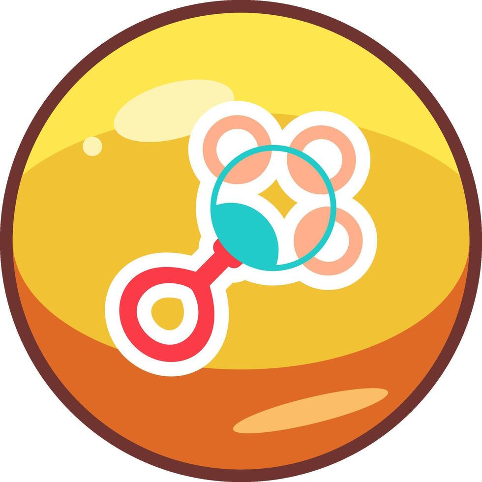 Rattle Vecto Icon vector