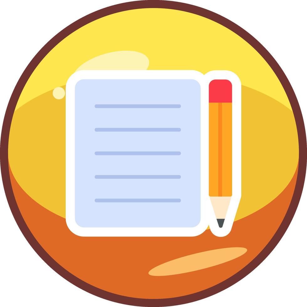 Note Pad Vecto Icon vector