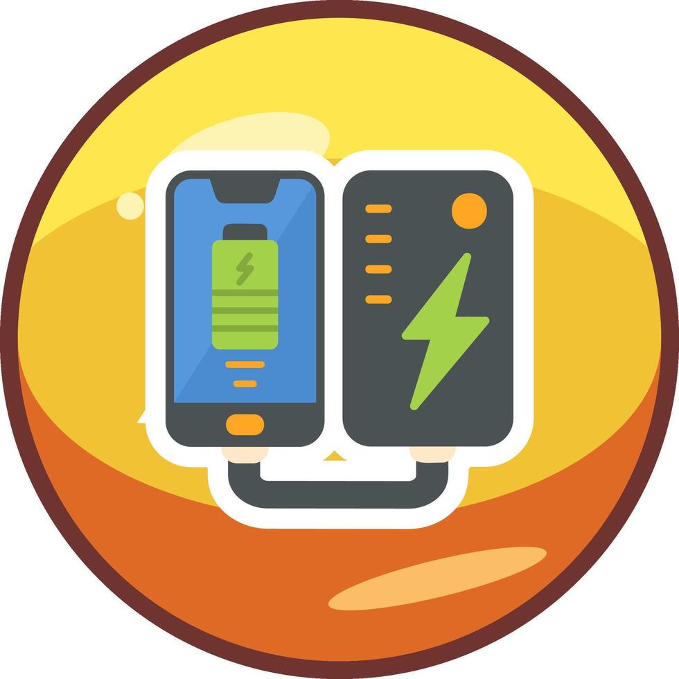 Portable Battery Vector Icon
