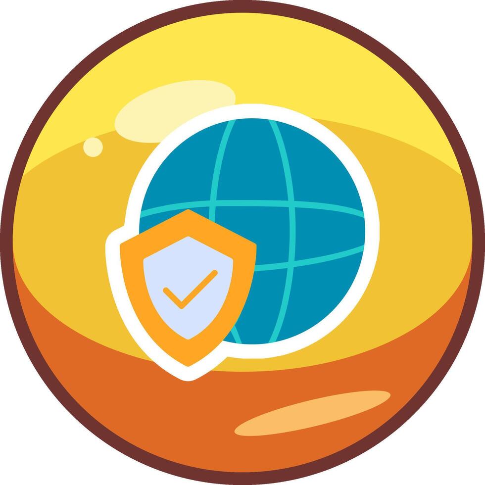 Global Protection Vector Icon