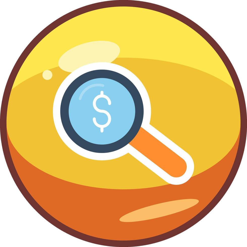 Search Money Vector Icon