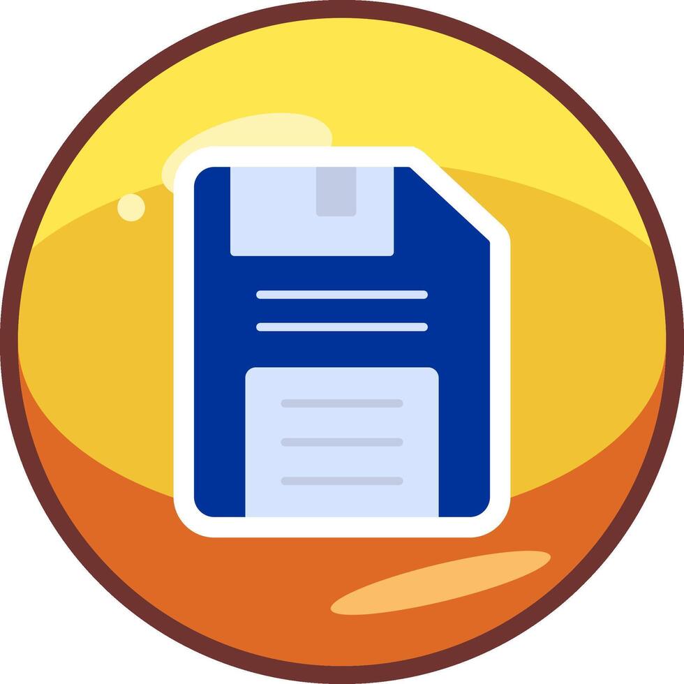 Floppy Disk Vector Icon
