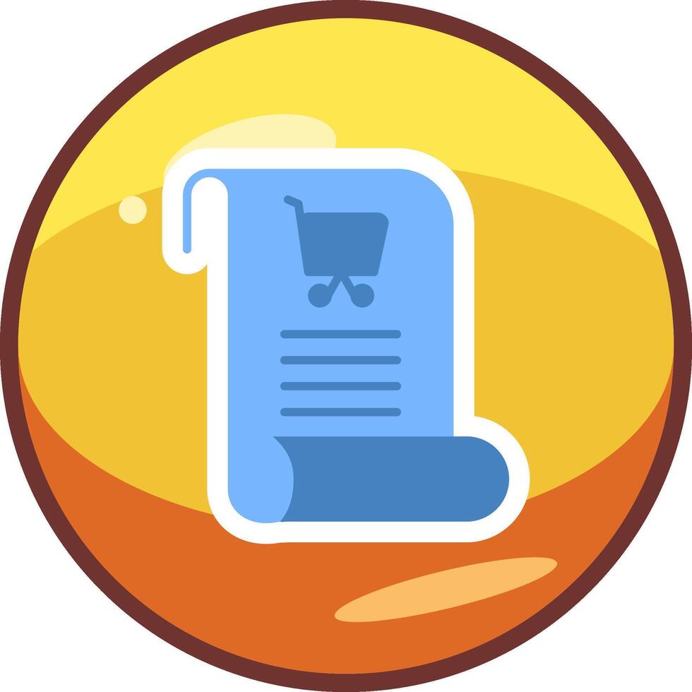 Shopping List Vecto Icon vector