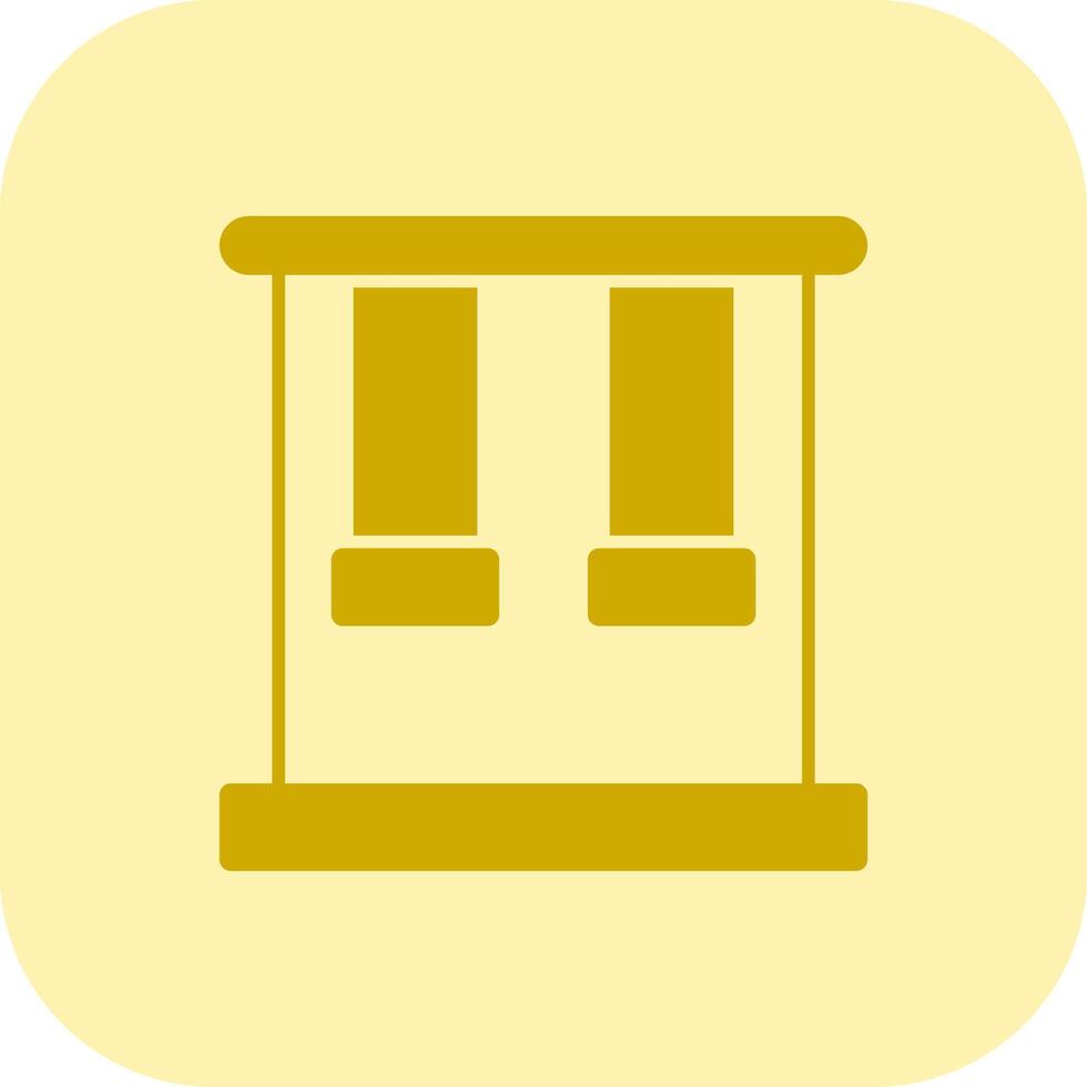 Trapeze Glyph Tritone Icon vector