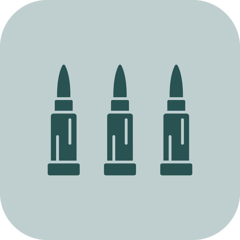 Bullets Glyph Tritone Icon vector