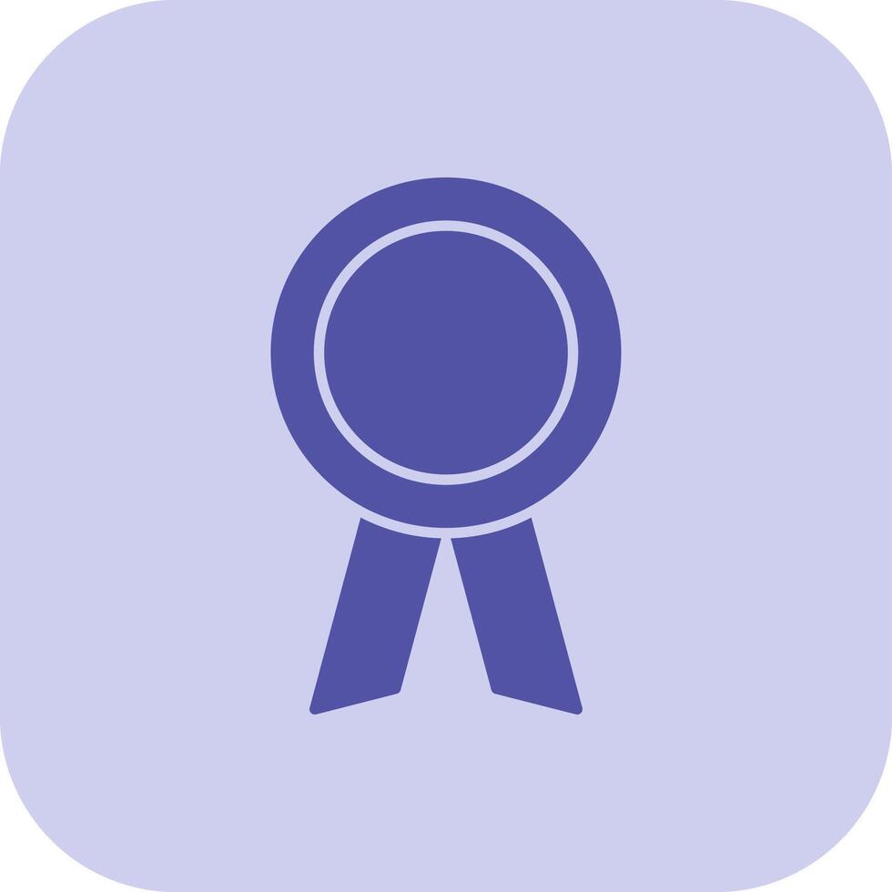 Achievement Glyph Tritone Icon vector