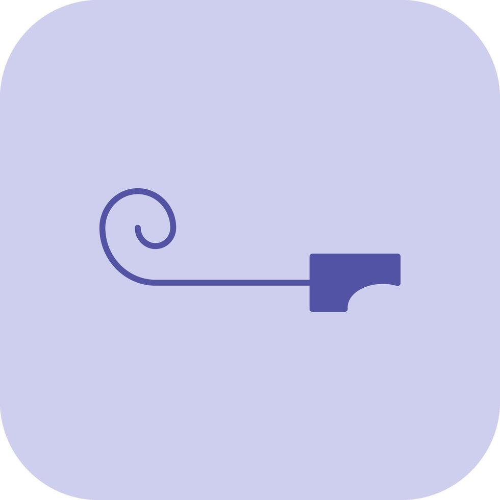 Party Blower Glyph Tritone Icon vector