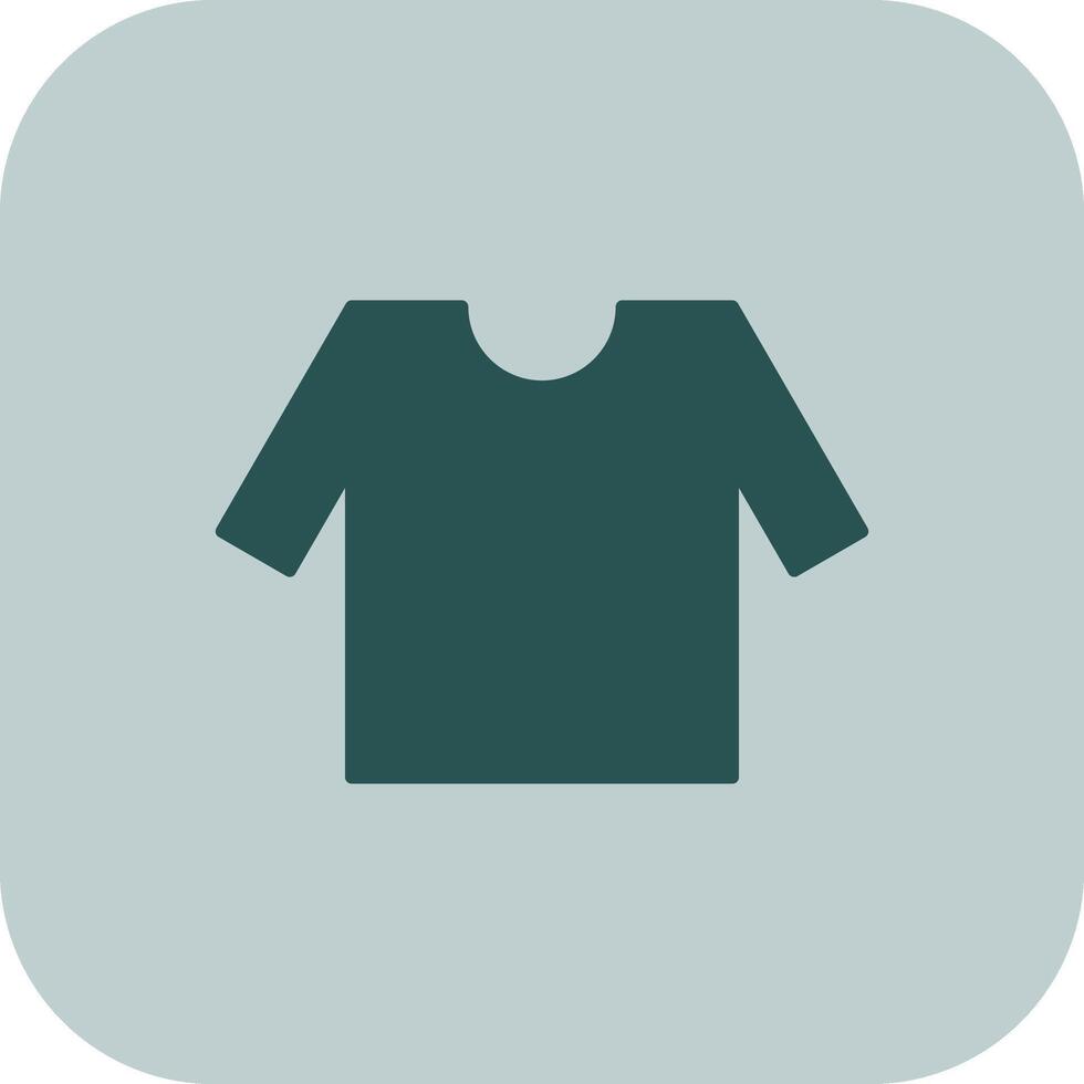 Shirt Glyph Tritone Icon vector