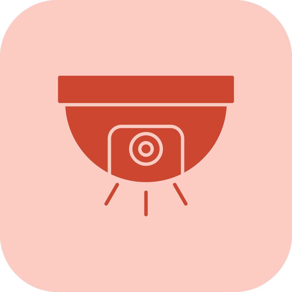 Cctv Glyph Tritone Icon vector