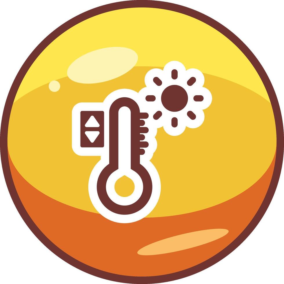 Temperature Control Vector Icon