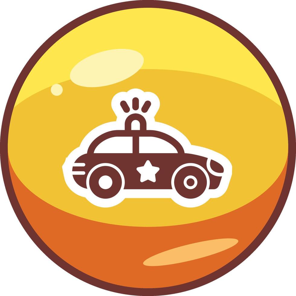 Police Car Vector Icon