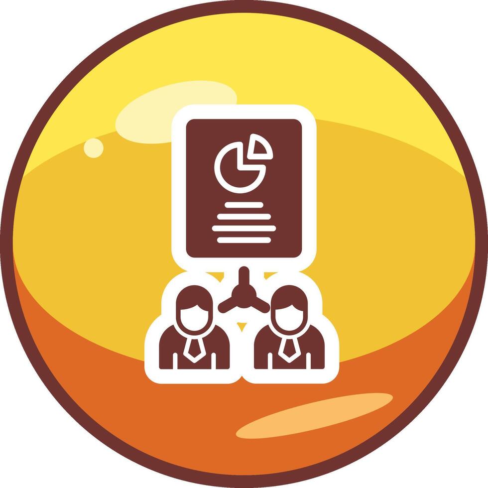 Work Distribution Vector Icon