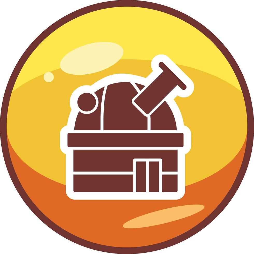 Space Observatory Vector Icon