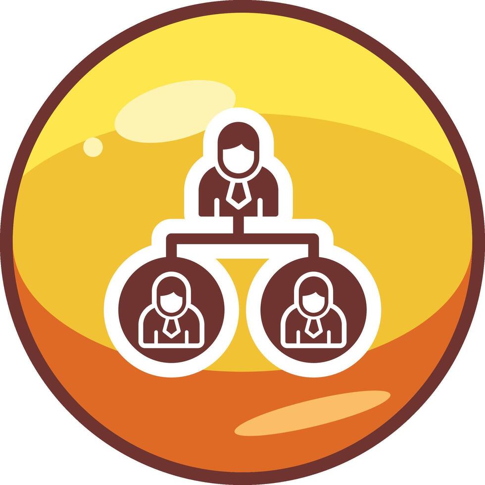 Team Management Vector Icon