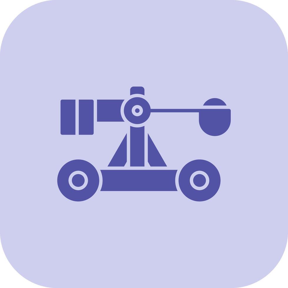 Catapult Glyph Tritone Icon vector