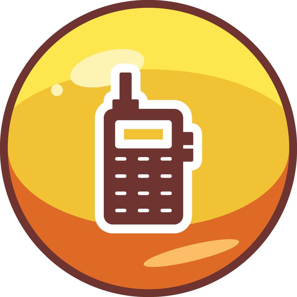 Old Phone Vector Icon