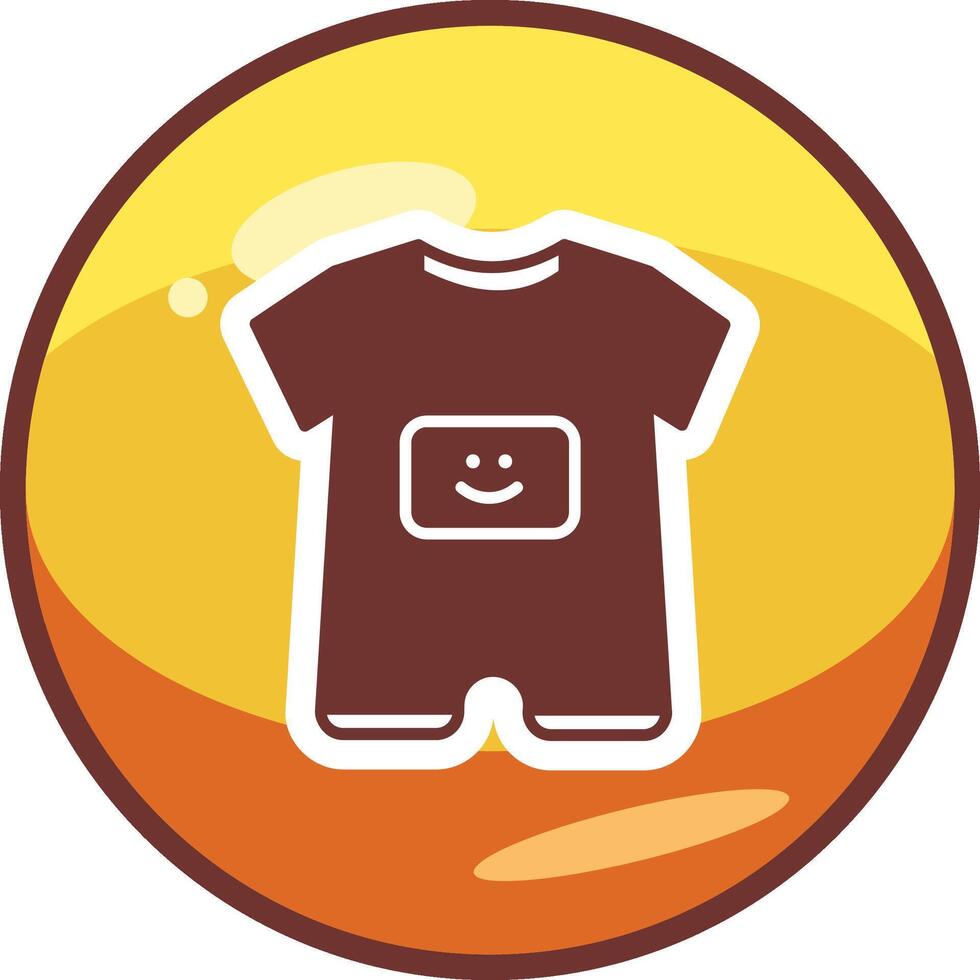 Baby Boy Outfit Vector Icon