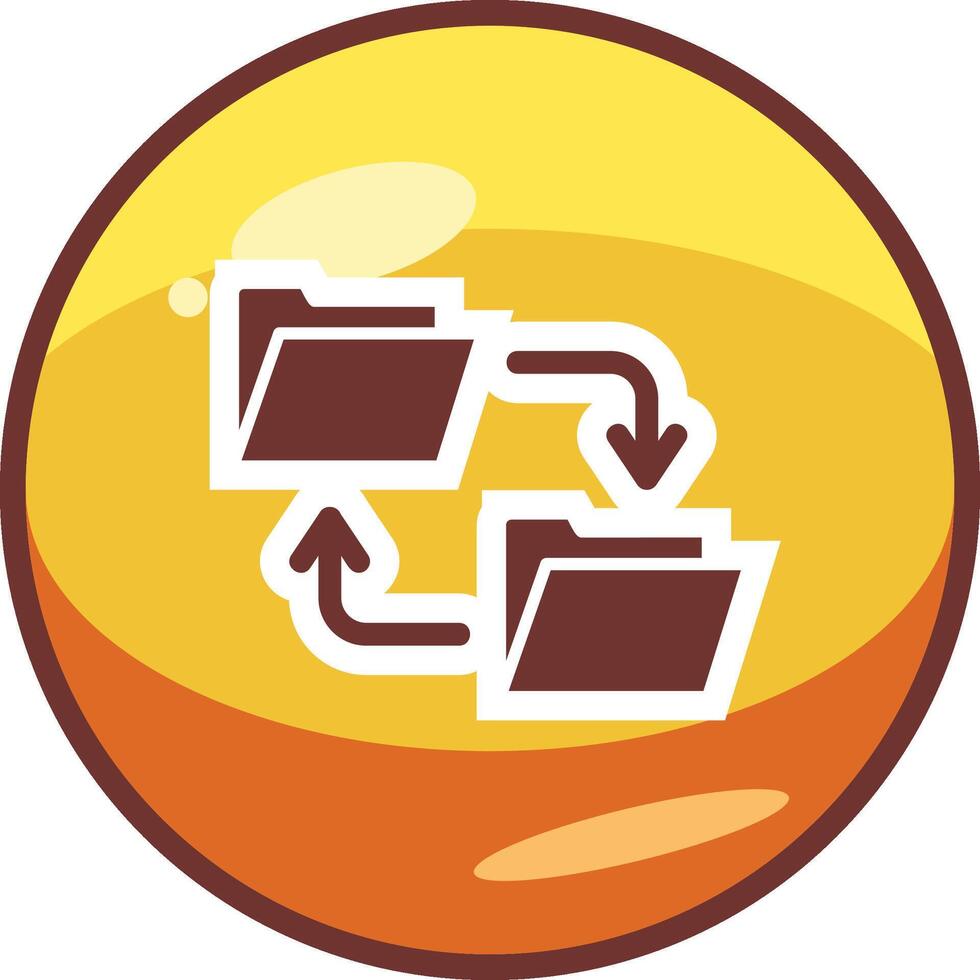 Data Transfer Vector Icon