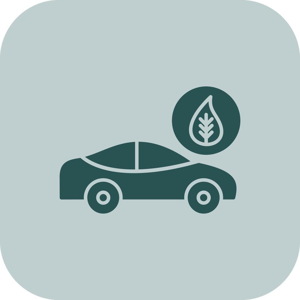 Eco Transporation Glyph Tritone Icon vector