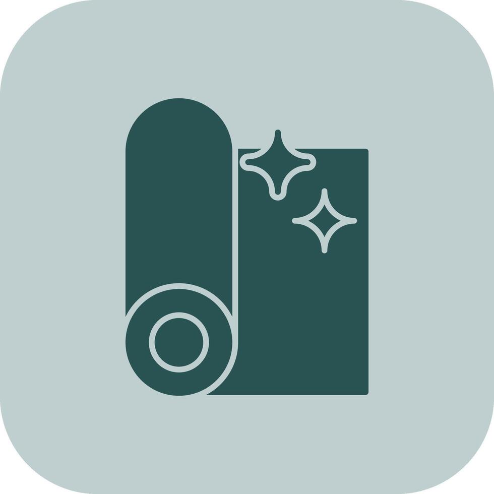 Fabric Glyph Tritone Icon vector