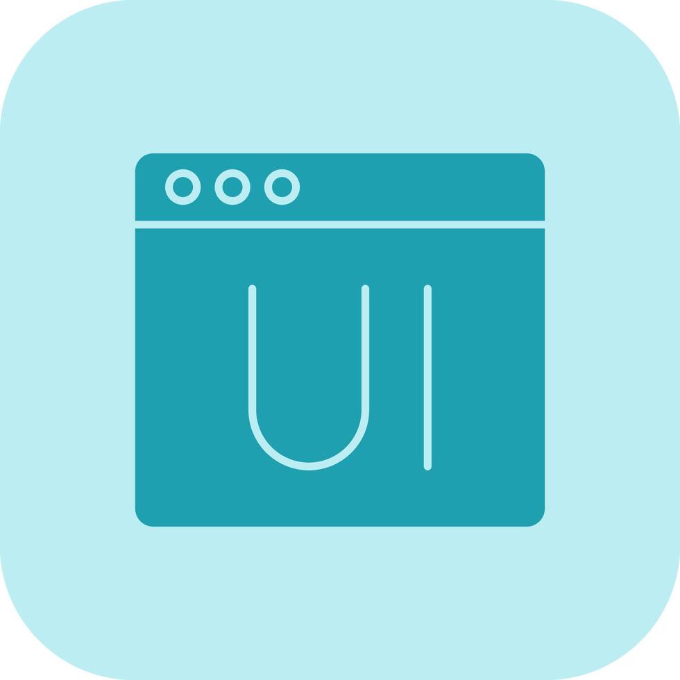 Ui Glyph Tritone Icon vector