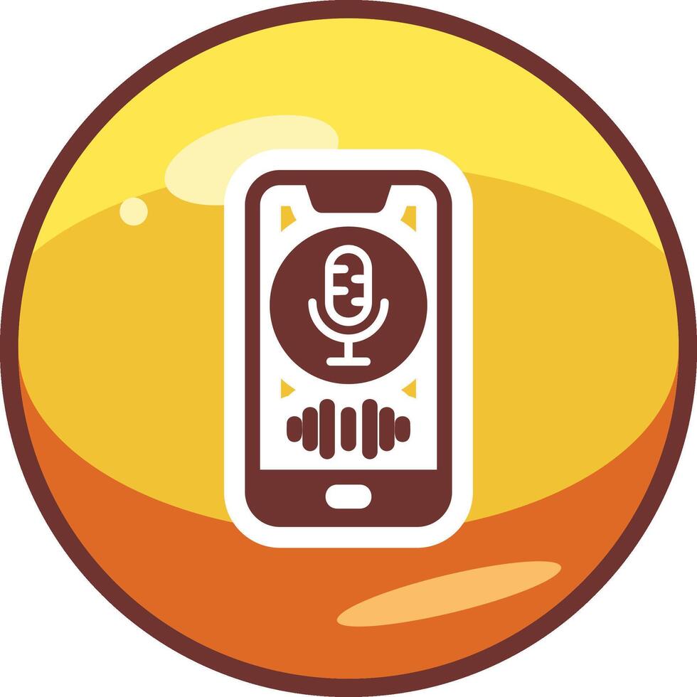 Voice Assistant Vector Icon