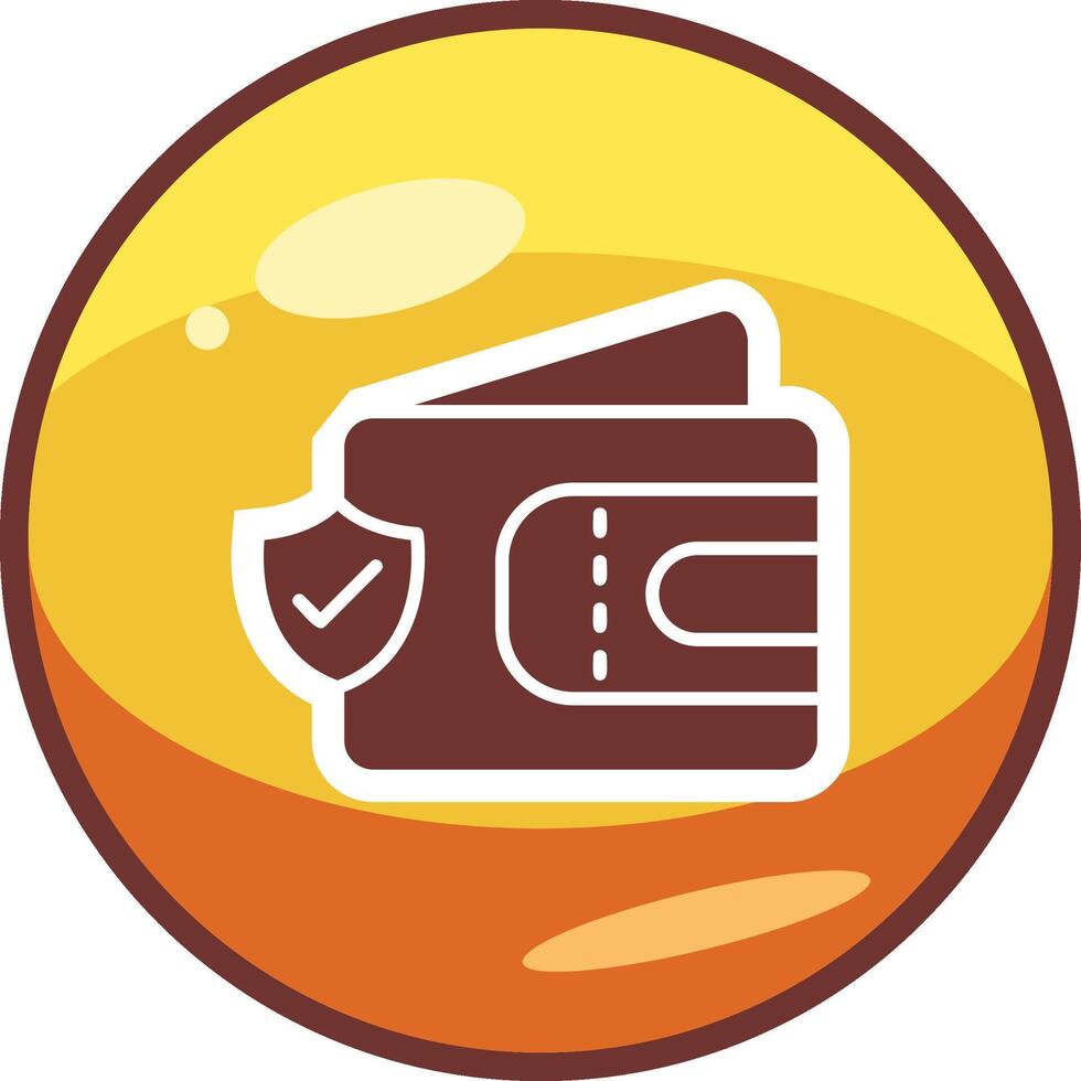 Wallet Secure Vector Icon