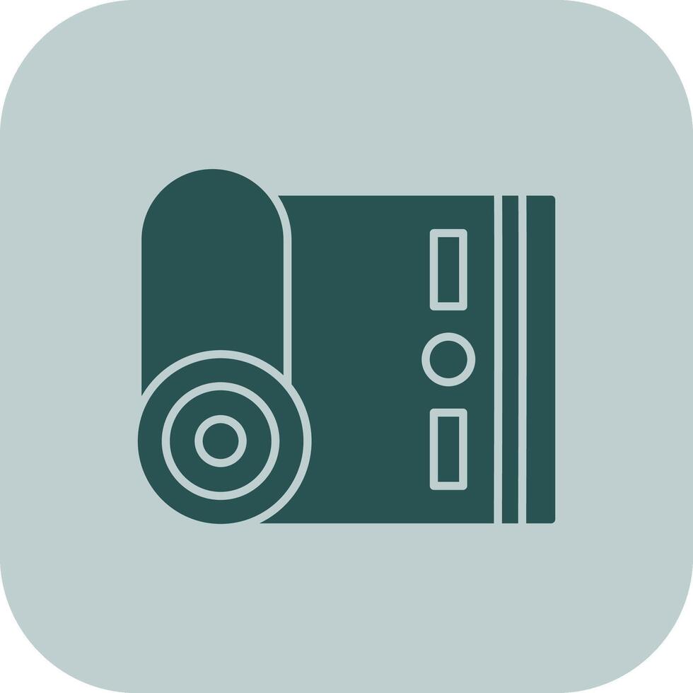 Fabric Glyph Tritone Icon vector