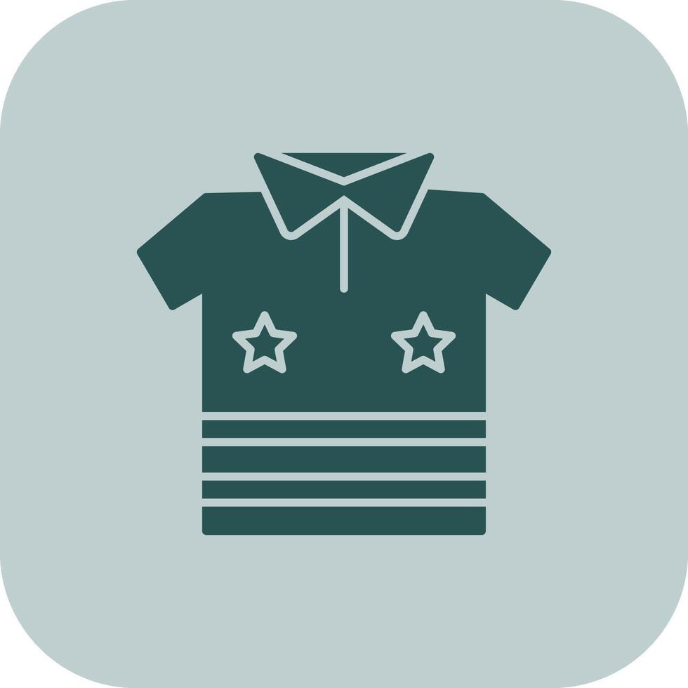 Shirt Glyph Tritone Icon vector