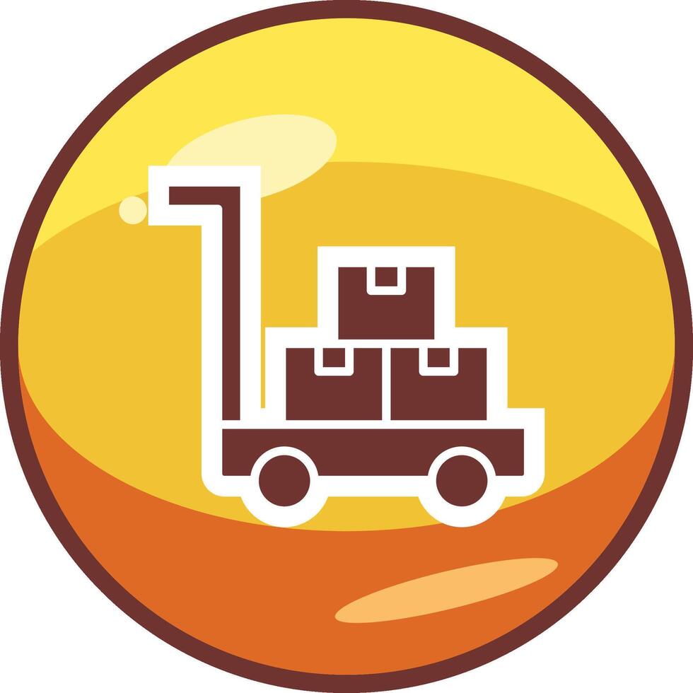 Trolley Vector Icon