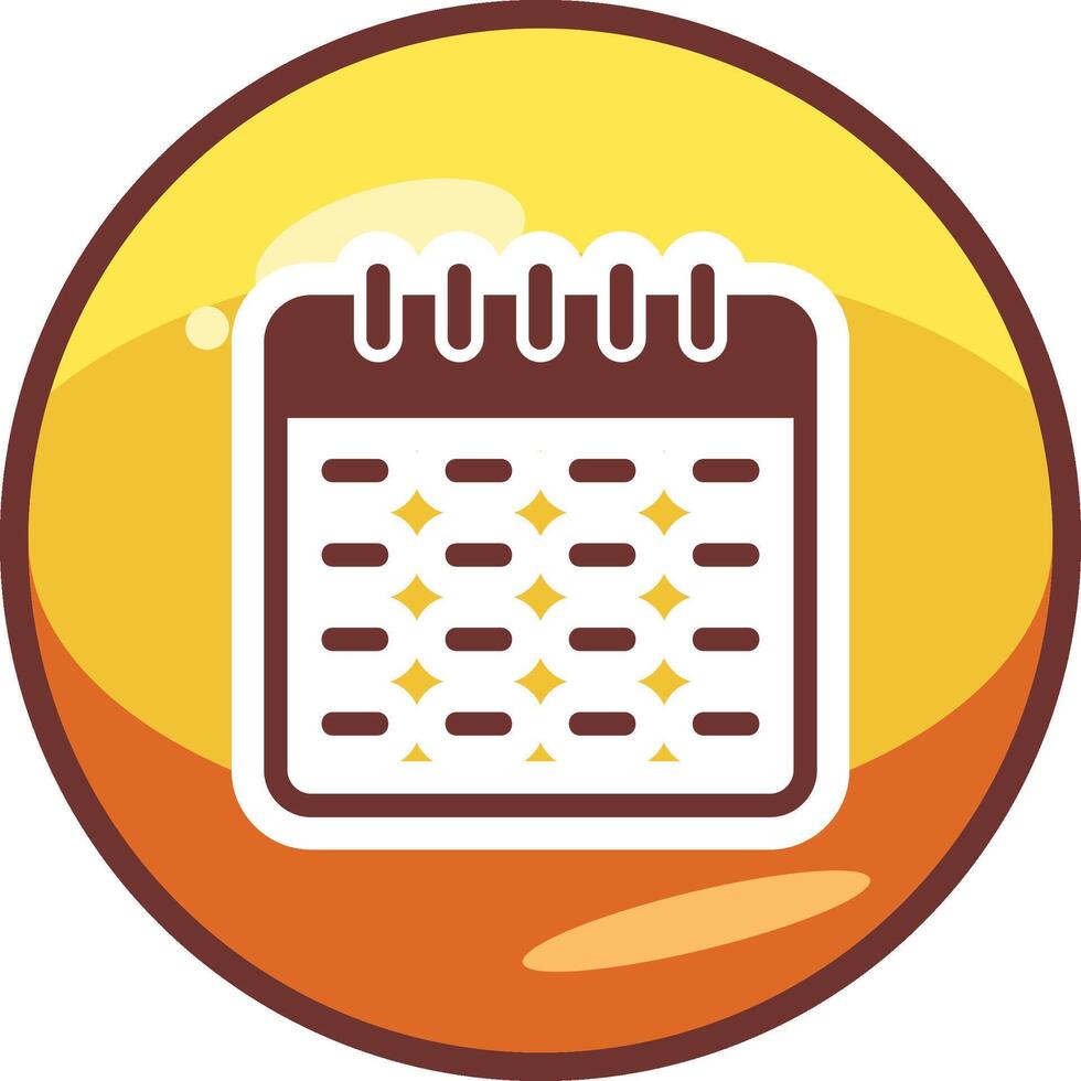 calendario vecto icono vector